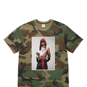 Supreme Green Camo Graphic Tee